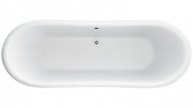 Ванна акрилова свободностоящая Burlington Boat / Admiral 177.5x88.5 см білий T6C