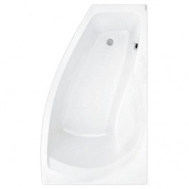 Ванна акрилова кутова PoolSpa колекція Nicole 140х75 R права з ніжками білий PWAOB10ZN000000
