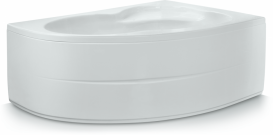 Ванна акрилова кутова PoolSpa колекція Mistral 150х105 R права з ніжками білий PWA6C10ZN000000