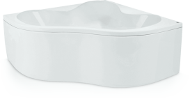 Ванна акриловая угловая PoolSpa коллекция Persja 150х150 с ножками белый PWSH610ZN000000