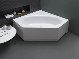 Ванна акрилова кутова вбудована Kolpa-San Evelin 140х140 см білий 570400