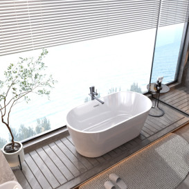 Ванна акрилова Vivia Filicia 168х80 см окремостояча білий А0056289