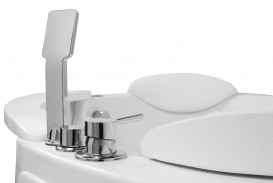 Ванна акриловая Volle угловая гидромассажная 150х150 см белый 12-88-103А