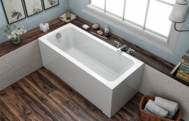 Ванна акрилова вбудована прямокутна Kolpa-San Adela 160х70 см білий 740790