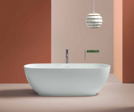 Ванна Artceram Hoop 170x70 см искусственный камень LivingTec® белый ACW002 01