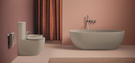 Ванна Artceram Hoop 170x70 см искусственный камень LivingTec® бежевый ACW002 41