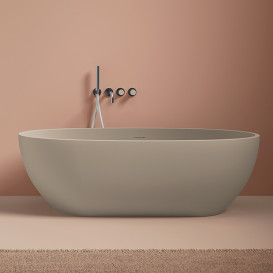 Ванна Artceram Hoop 170x70 см искусственный камень LivingTec® бежевый ACW002 41