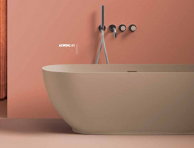 Ванна Artceram Hoop 170x70 см искусственный камень LivingTec® бежевый ACW002 41