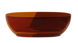 Ванна Besco Mexa 170х78 см с сифоном клик-клак хром ResiCast Earth Rust #WAM-170-ERC