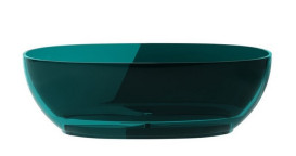 Ванна Besco Mexa 170х78 см с сифоном клик-клак черный мат ResiCast Ocean Breeze #WAM-170-OBB