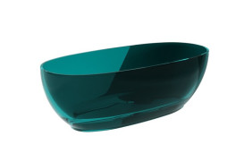 Ванна Besco Xara 170х78 см с сифоном клик-клак белый ResiCast Ocean Breeze #WAM-170-OBW