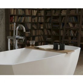 Ванна мраморная отдельностоящая Буль-Буль Albert 175х77х64 белая 10175001