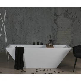 Ванна мраморная отдельностоящая Буль-Буль Edward 180.4х79.6х59 белая 1118001