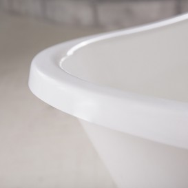 Ванна мраморная отдельностоящая Буль-Буль Newton 160.7х64х66 белая 90160001