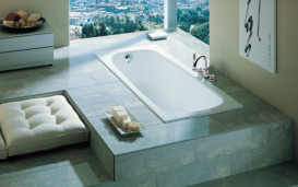 Ванна чугунная Roca Continental 100х70 см белый A211507001