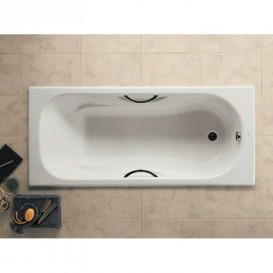 Ванна чавунна Roca Malibu 160х75 см 171 л з покриттям білий A23107000R