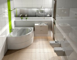 Ванна гидромассажная акриловая асимметричная Roca Orbita Smart WaterAir Plus правая 150х100 см белый A24T213000