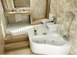 Ванна гідромасажна акрилова PoolSpa Leda 150х100 R права система Smart 1 білий PHAE410ST1C0000