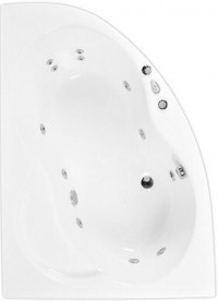 Ванна гидромассажная акриловая PoolSpa Mistral 170х105 L левая система Smart 1 белый PHA3X10ST1C0000