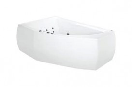 Ванна гідромасажна акрилова PoolSpa Aquamarina 175х100 L ліва система Economy 1 білий PHAI310SO1C0000