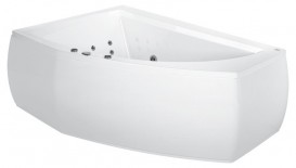 Ванна гидромассажная акриловая PoolSpa Aquamarina 175х120 L левая система Economy 1 белый PHAJ810SO1C0000