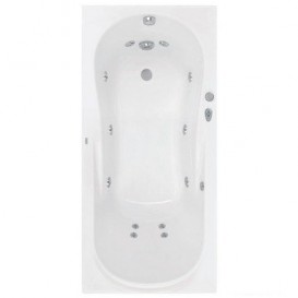 Ванна гидромассажная акриловая прямоугольная PoolSpa Muza XL 160х75 система Economy 1 белый PHPL710SO1C0000