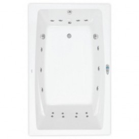 Ванна гідромасажна акрилова прямокутна PoolSpa Fantasy 185х115 система Smart 1 білий PHP1H10ST1C0000