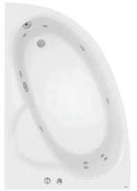 Ванна гидромассажная акриловая PoolSpa Klio Asym 150х100 L левая система Smart 1 белый PHAC210ST1C0000