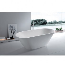 Ванна из искусственного камня Devit UP 180х81 см отдельностоящая белый матовый 18080120W