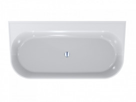 Ванна зі штучного каменю Fancy Marble Maddalena 174,9х85 см білий 91175001