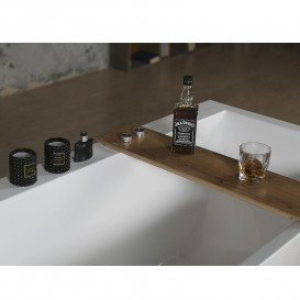 Ванна из искусственного камня Fancy Marble Edward 180х80 см белый матовый 11180003