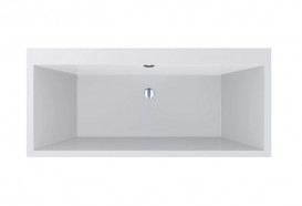 Ванна из искусственного камня Fancy Marble Edward 180х80 см белый 11180001