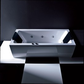 Ванна акриловая Gruppo Treesse Quadra 180х80 см белый V0780CX