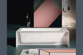 Ванна из искусственного камня Gruppo Treesse Summertime 180х80 см белый глянцевый Summertime 180 BIANCO LUCIDO