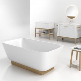 Ванна з штучного каменю Marmorin Lenart 245 л білий P_W_549_03_1700