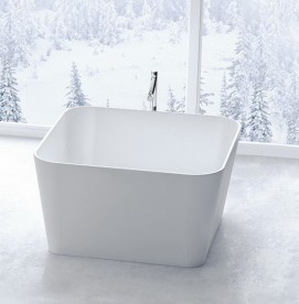 Ванна из искусственного камня Marmorin Balia 121,5х121,5 см отдельностоящая белый 590 120 020 xx x