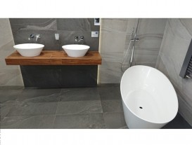 Ванна из искусственного камня Marmorin Luka 159,7х78 см отдельностоящая белый P_W_263_01_1597