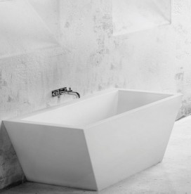 Ванна з штучного каменю Marmorin Tebe III 180х73 см окремостояча білий P 532 180 020 010