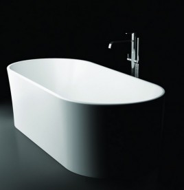 Ванна з штучного каменю Marmorin Wega 169х68,5 см окремостояча білий P 515 170 020 010