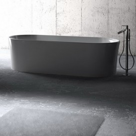 Ванна з штучного каменю Marmorin Wega 169х68,5 см окремостояча білий P 515 170 020 010