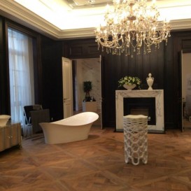 Ванна из искусственного камня Marmorin Alice 179х75 см отдельностоящая белый P 551 180 020 010