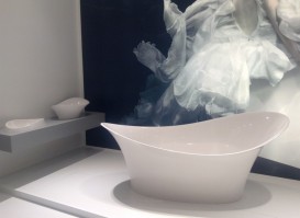 Ванна из искусственного камня Marmorin Alice 179х75 см отдельностоящая белый P 551 180 020 010