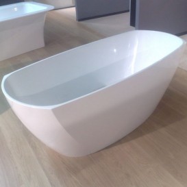 Ванна з штучного каменю Marmorin Isar 175х78 см окремостояча білий P 599 170 020 010