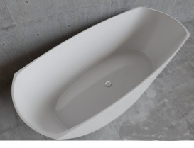 Ванна з штучного каменю Marmorin Isar 175х78 см окремостояча білий P 599 170 020 010