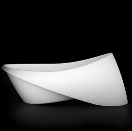 Ванна из искусственного камня Marmorin Goccia 196,7х96,3 см отдельностоящая белый P 596 200 020 010