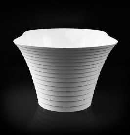 Ванна из искусственного камня Marmorin Cascada 153,3х88,7 см отдельностоящая белый P 724 154 020 010