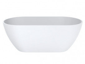 Ванна из искусственного камня Miraggio Greenland 168х80,5 см Mirasoft Technology белый матовый 0001029