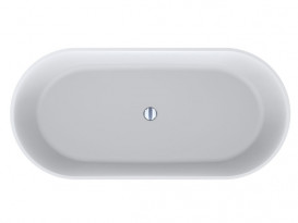 Ванна из искусственного камня Miraggio Greenland 168х80,5 см Mirasoft Technology белый матовый 0001029