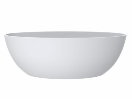 Ванна із штучного каменю Miraggio Madonna 180х80 см Mirasoft Technology білий матовий 0001041