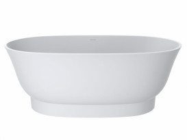 Ванна из искусственного камня Miraggio Molly 160х80 см Mirasoft Technology белый матовый 0001030